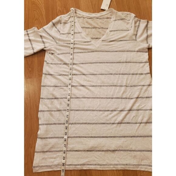 Eileen Fisher Striped Organic Linen Tunic - Picture 8 of 10